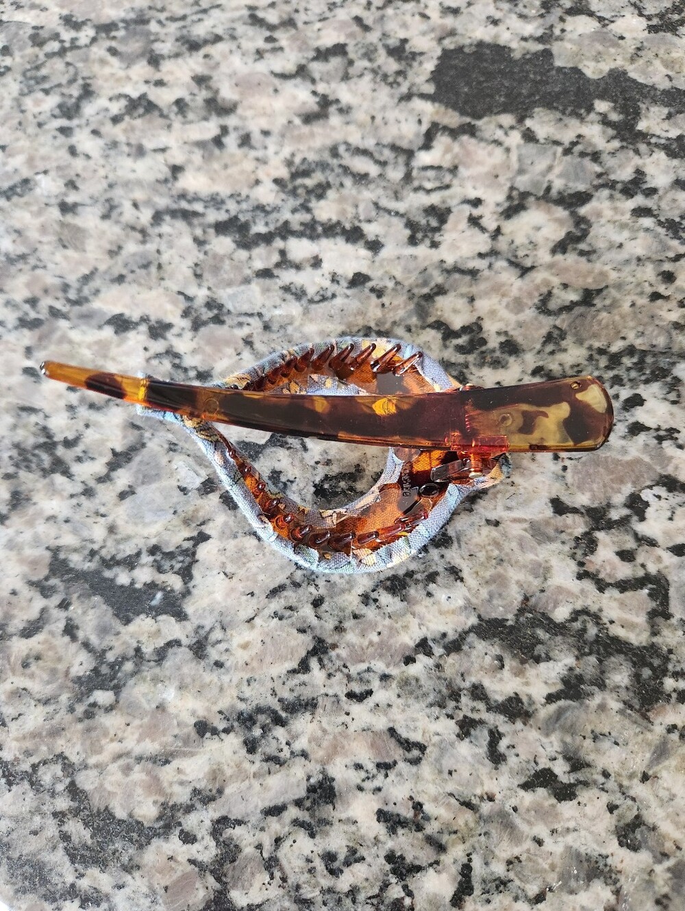 Natural Life Floral Fabric Hair Clip - Picture 3 of 4